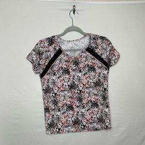 Lulu Pink Cheetah Print Top Size M